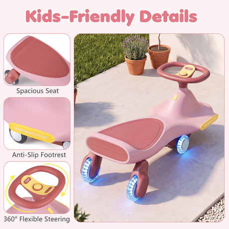 Twist Turn Ride On Toy for Indoor Outdoor Play