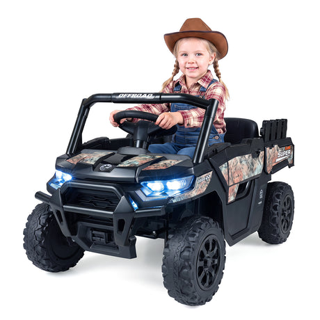 12V Kids Ride on Car with Dual 50W Motors and Remote Control