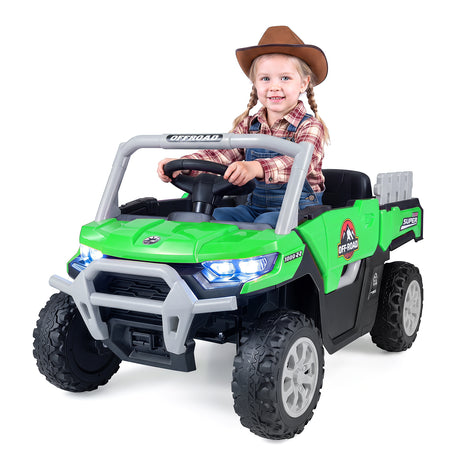 12V Kids Ride on Car with Dual 50W Motors and Remote Control