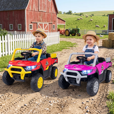12V Kids Ride on Car with Dual 50W Motors and Remote Control