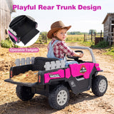 12V Kids Ride on Car with Dual 50W Motors and Remote Control