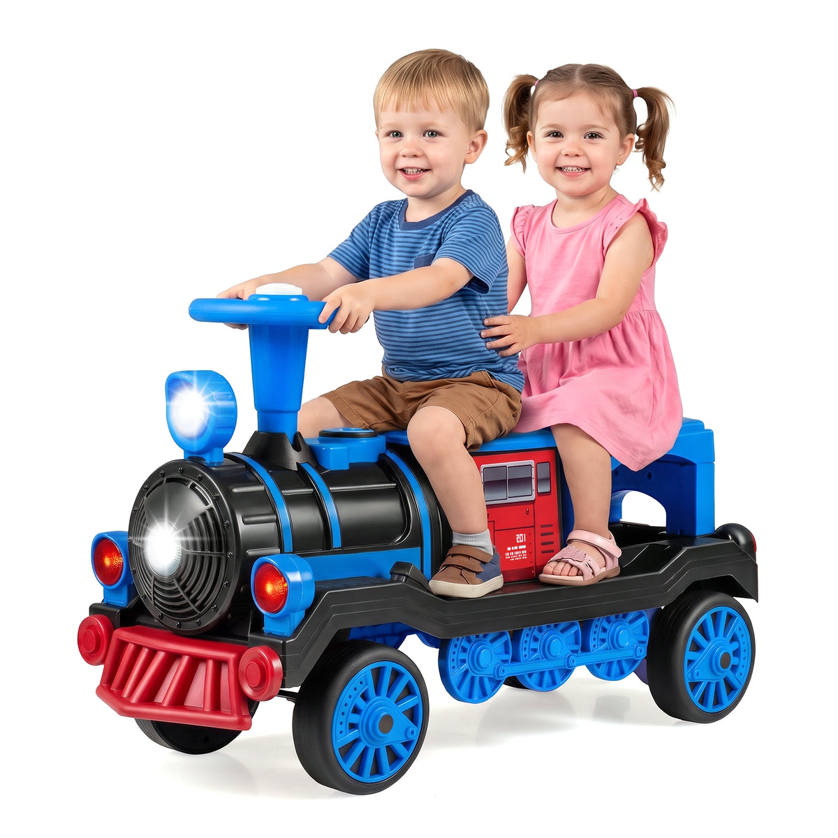 2 Seater Ride On Train for Kids Aged 3+