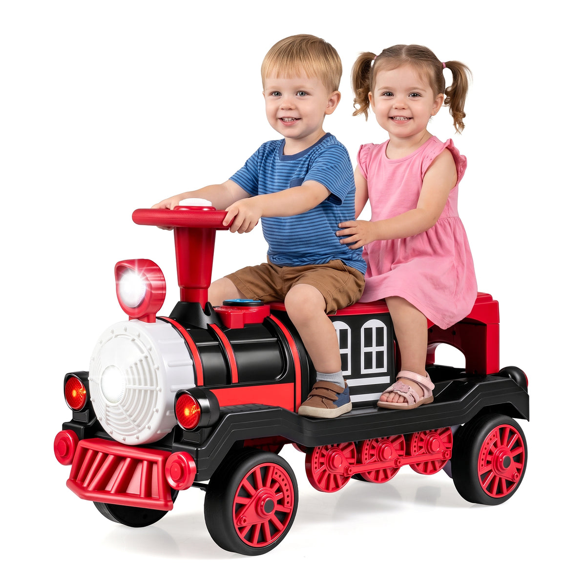 2 Seater Ride On Train for Kids Aged 3+