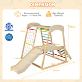 HONEY JOY 6-in-1 Jungle Gym Climber