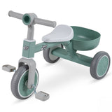 onvertible Kids Tricycle, Toddler Trike with 86° Limited Steering Angle, Carbon Steel Frame, Removable Pedals & Detachable Storage Basket