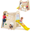 8-in-1 Indoor Jungle Gym, Montessori Climbing Playset for Kids Aged 3+ Years Old