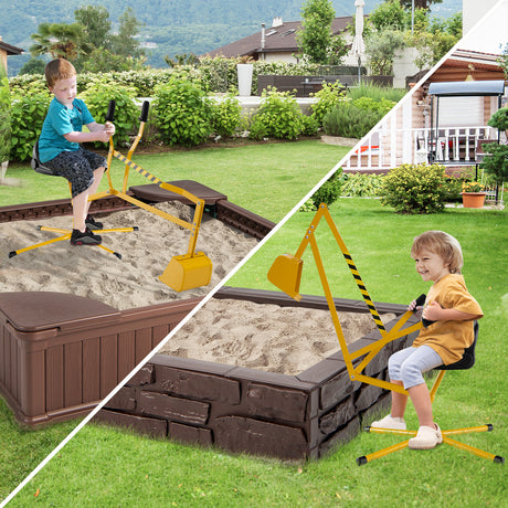 Sandbox Toy Digger, Outdoor Construction Excavator for 3+ Years Old Boys and Girls
