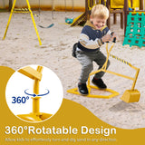 Sand Digger for Kids, Sandbox Toy Digger with 2-Handed Controls & Flexible Shovel