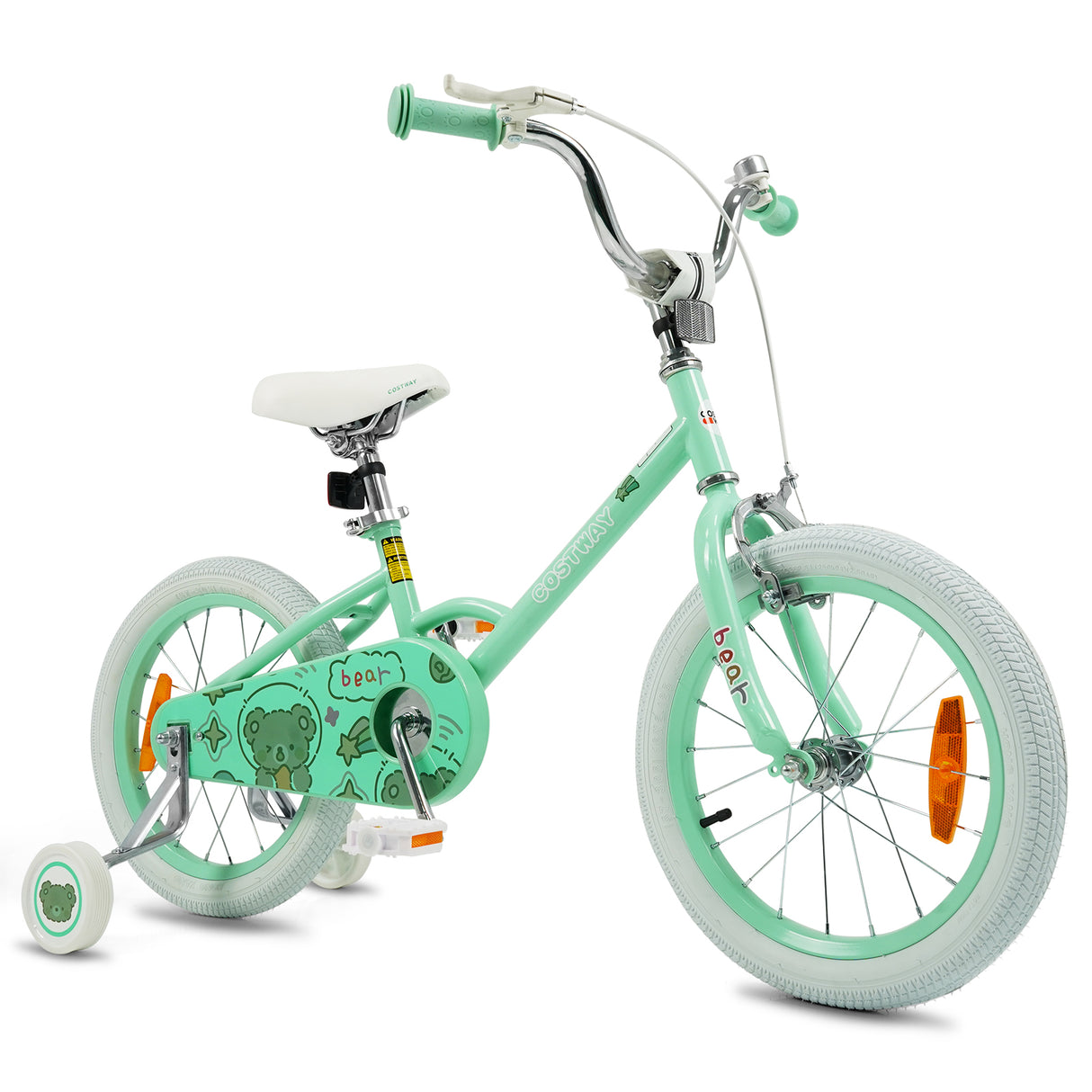 Children Training Bike with Adjustable Handlebar and Seat