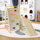 3-In 1 Jungle Gym, Indoor Playground for Toddlers with Extended Slide