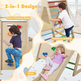 3-In 1 Jungle Gym, Indoor Playground for Toddlers with Extended Slide