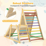 3-In 1 Jungle Gym, Indoor Playground for Toddlers with Extended Slide