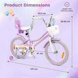 HONEY JOY Kids Bike, 12/14/16/18/20 Inch Children Bicycle