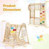 Indoor Jungle Gym for Kids, Foldable Climbing Set
