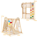 Indoor Jungle Gym for Kids, Foldable Climbing Set