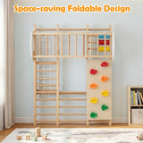 Indoor Jungle Gym for Kids, Foldable Climbing Set