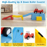 Kids Ride on Toy with Storage Box and Downhill Race Tracks for Kids Aged 3+ Years Old