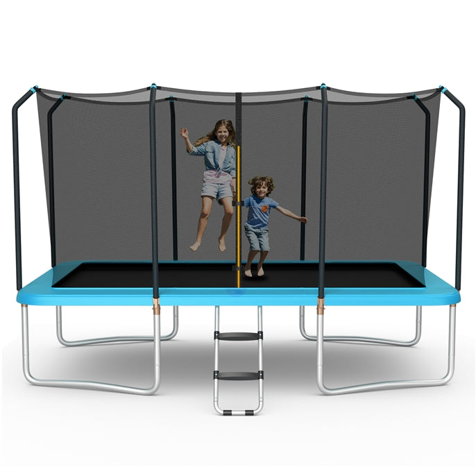 【️OHTJ】Malymoon iLine！ HONEY JOY 14 x 8FT Outdoor Kids Trampoline, ASTM Certified