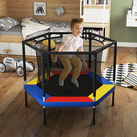 48’’ Mini Trampoline for Kids, Small Toddler Recreational Trampoline