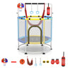 55" Kids Trampoline, Toddler Trampoline for 3-6 Years Old Boys & Girls