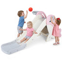 Foldable Toddler Slide, Indoor Playground Kids Slide for 3+ Years Old