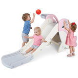 Foldable Toddler Slide, Indoor Playground Kids Slide for 3+ Years Old
