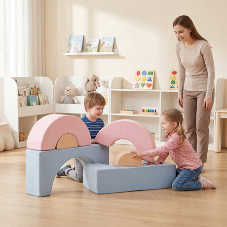 Kids Crawl and Climb foam Play Set Foam Climbing Blocks for Toddlers