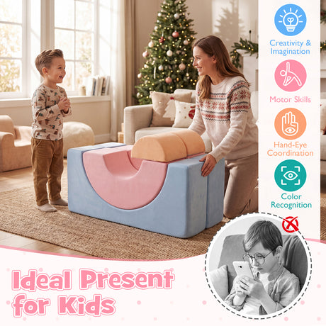 Kids Crawl and Climb foam Play Set Foam Climbing Blocks for Toddlers