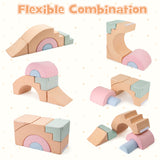 Foam Climbing Blocks for Toddlers 5-Piece Kids Climb Toys Soft Play Set for Babies