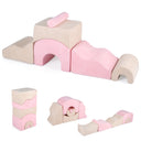 6-Piece Kids Crawl & Climb foam Play Set w/ Suede Fabric Covers