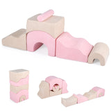 6-Piece Kids Crawl & Climb foam Play Set w/ Suede Fabric Covers