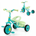 Toddler Tricycle for Boys Girls 2-5 with Rear Storage Basket and Metal Frame