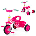 Toddler Tricycle for Boys Girls 2-5 with Rear Storage Basket and Metal Frame