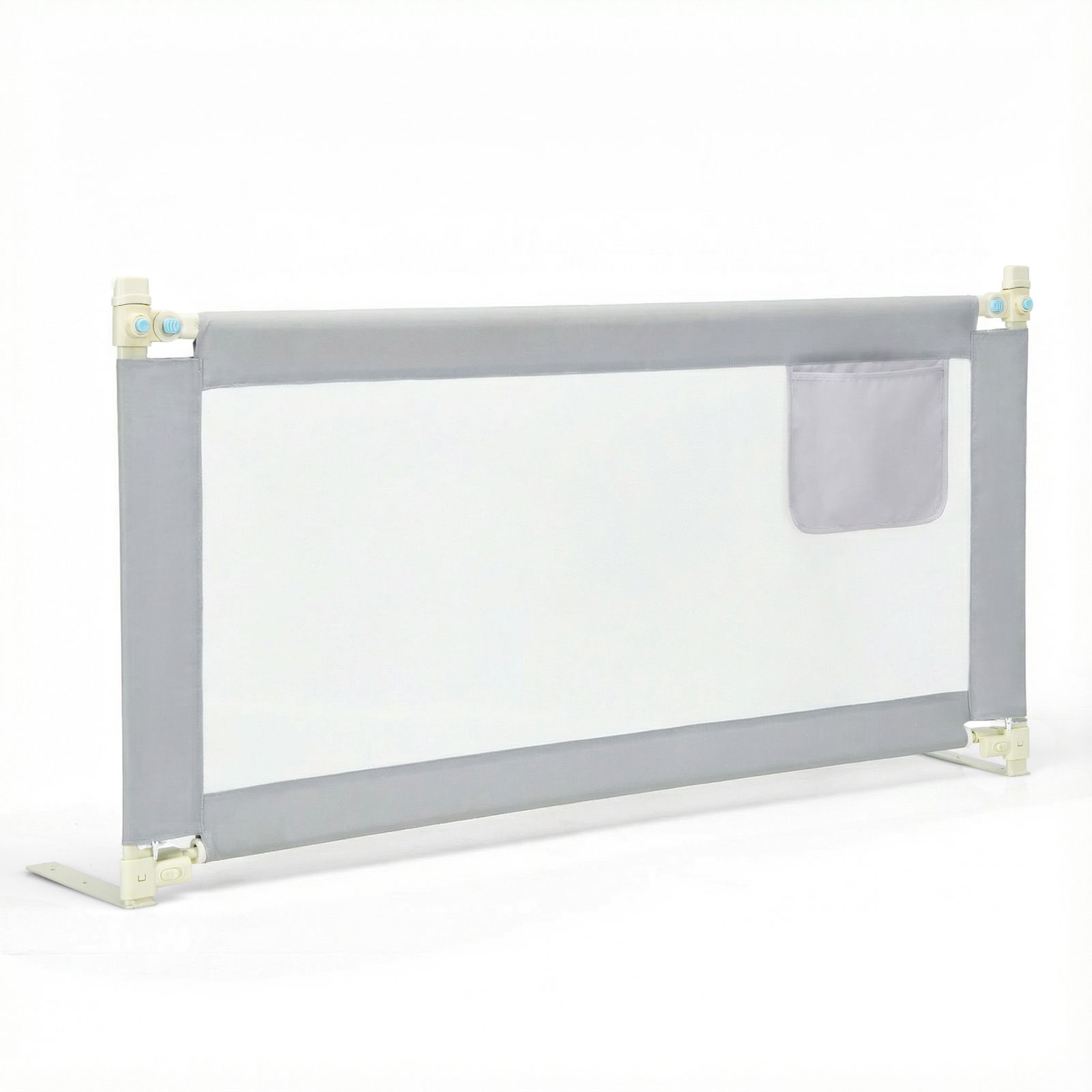 Bed Rail for Toddlers Vertical Lift Adjustable with Storage Pocket – Babyjoy