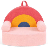 Toddler Foam Couch with Soft Fleece Fabric Cover and Cute Reading Chair