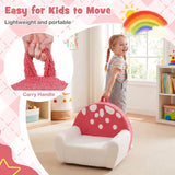 Toddler Foam Couch with Soft Fleece Fabric Cover and Cute Reading Chair
