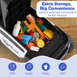 Toddler Sliding Car with Flashing Lights and Under-Seat Storage