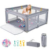BABY JOY Baby Playpen, BPA-Free Foldable Toddlers Safety Fence Play Yard