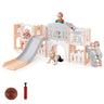 10 in 1 Toddler Swing and Slide Set, Baby Indoor Playground for Ages 1+ Years Old