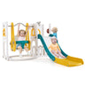 Baby Joy 7-in-1 L-Shaped Toddler Swing and Slide Set