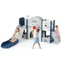 10 in 1 Toddler Slide Set, Kids Slide and Climber Playset, Indoor Playground for Ages 3+