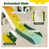 10 in 1 Toddler Slide Set, Kids Slide and Climber Playset, Indoor Playground for Ages 3+
