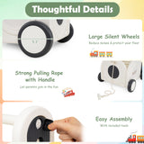 4-in-1 Push & Pull Wagon with 2-Level Adjustable Handle