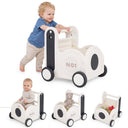 4-in-1 Push & Pull Wagon with 2-Level Adjustable Handle