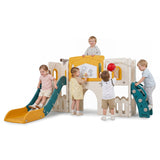 9 in 1 Toddler Slide Set, Kids Climber & Slide Playset for Boys & Girls Aged 3+ Years Old