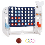 Jumbo 4-to-Score Giant Game Set with 2 Cups Holders for Indoor & Outdoor Holiday Parties