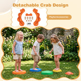 5 Pieces Stepping Stones for Kids with Cute Crab Theme