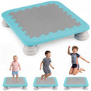 Mini Trampoline for Kids, 65 cm Trampoline Bouncing Board with 4 Removable & Non-Slip Foot Pads