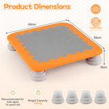 Mini Trampoline for Kids, 65 cm Trampoline Bouncing Board with 4 Removable & Non-Slip Foot Pads