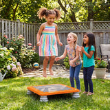 Mini Trampoline for Kids, 65 cm Trampoline Bouncing Board with 4 Removable & Non-Slip Foot Pads